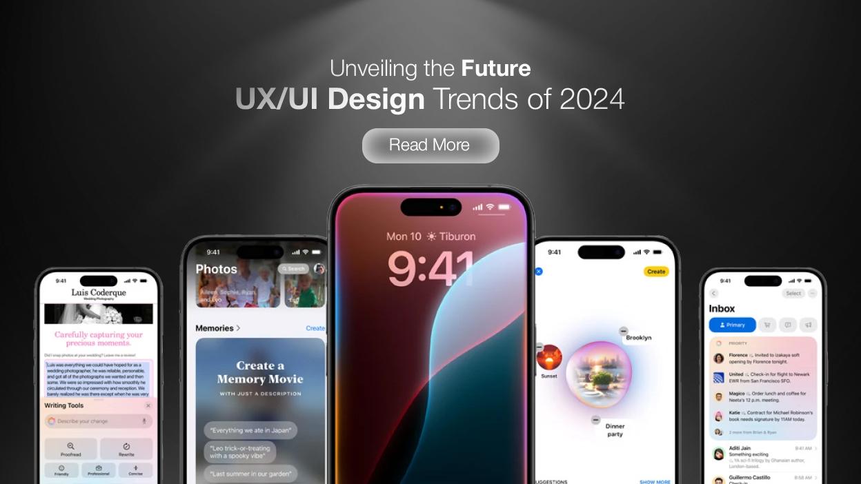 Unveiling the Future: UX/UI Design Trends of 2024 Unveiling the Future: UX/UI Design Trends of 2024