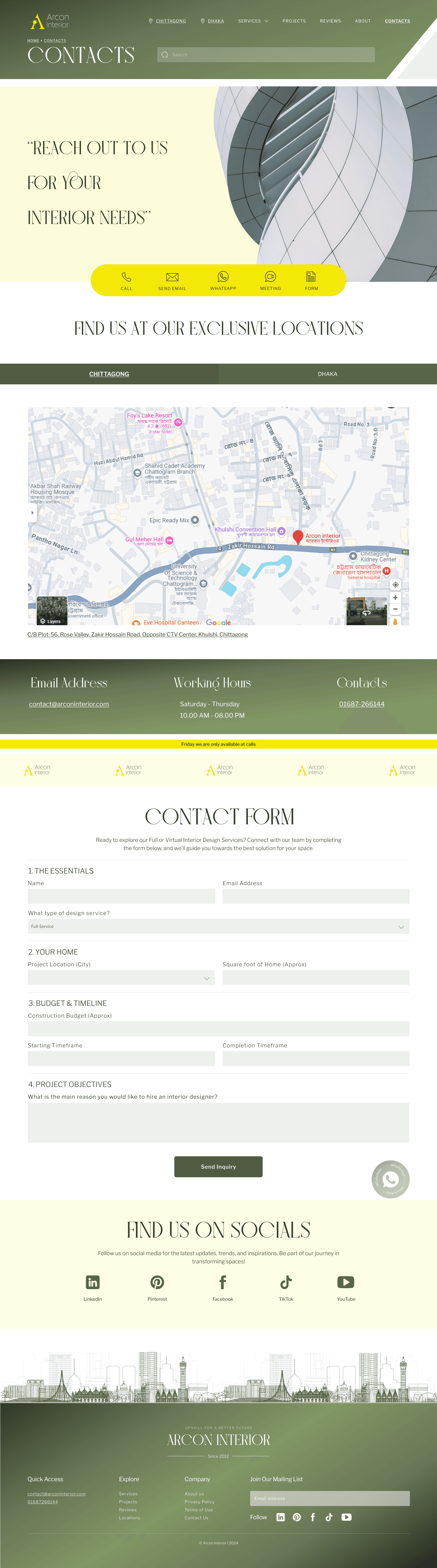 Design Showcase 2 Premium website redesign for real estate company in UAE