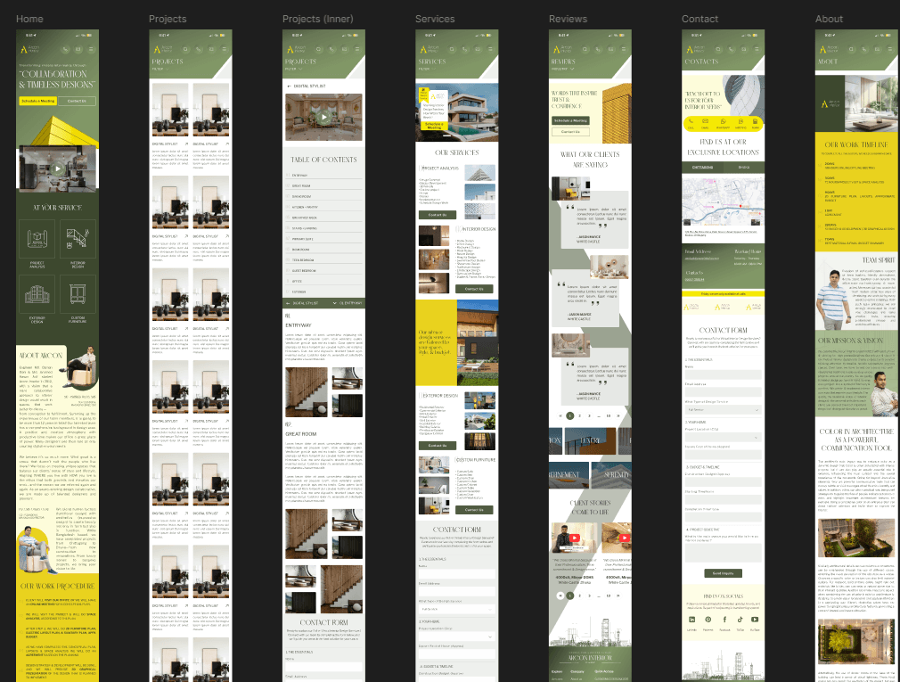 Design Showcase 0 Premium website redesign for real estate company in UAE